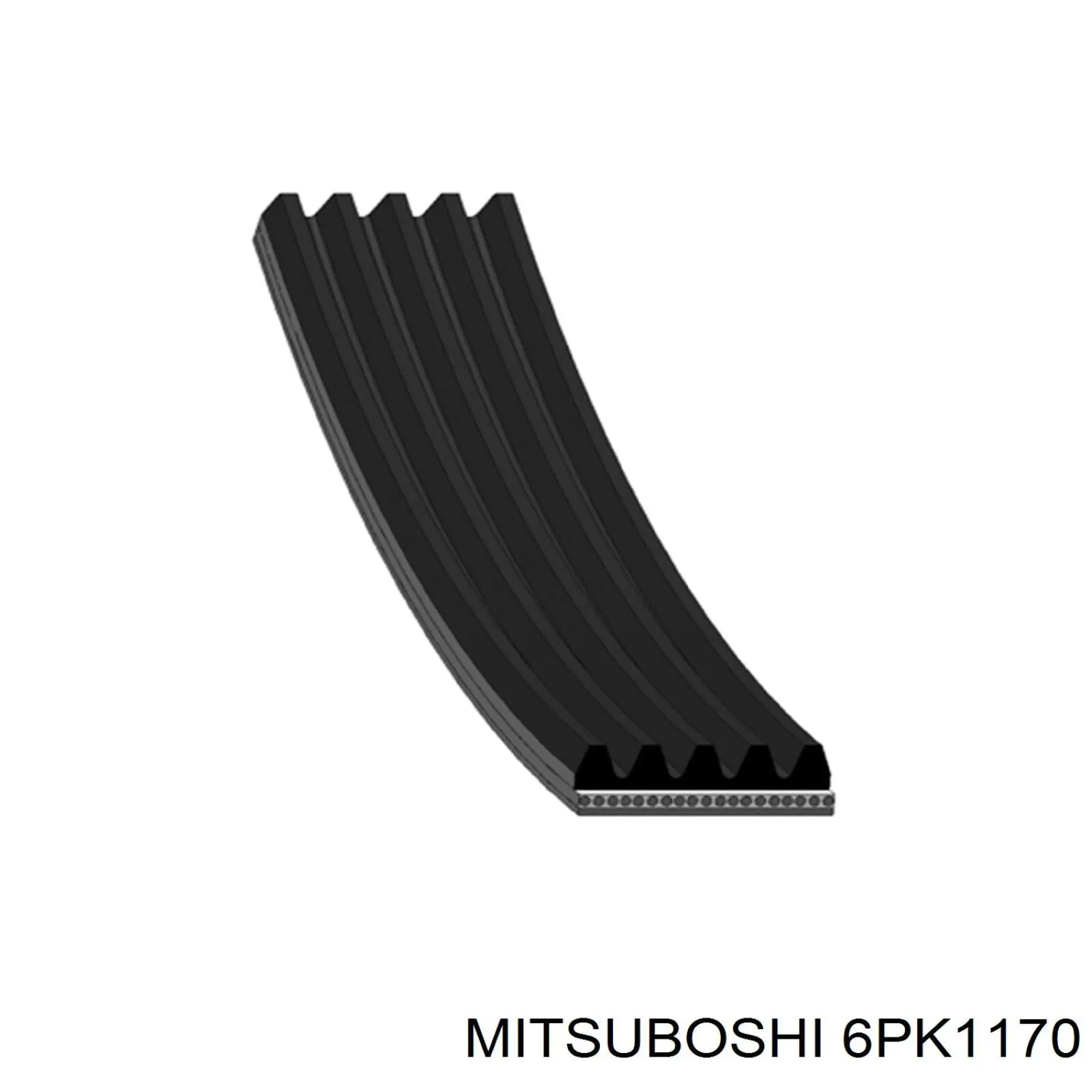 6PK1170 Mitsuboshi ремень генератора