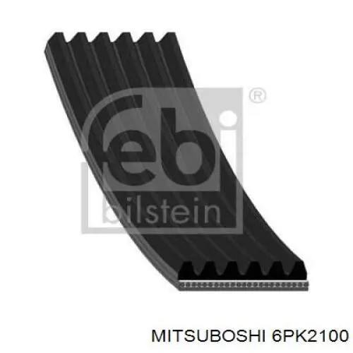 Correa trapezoidal 6PK2100 Mitsuboshi