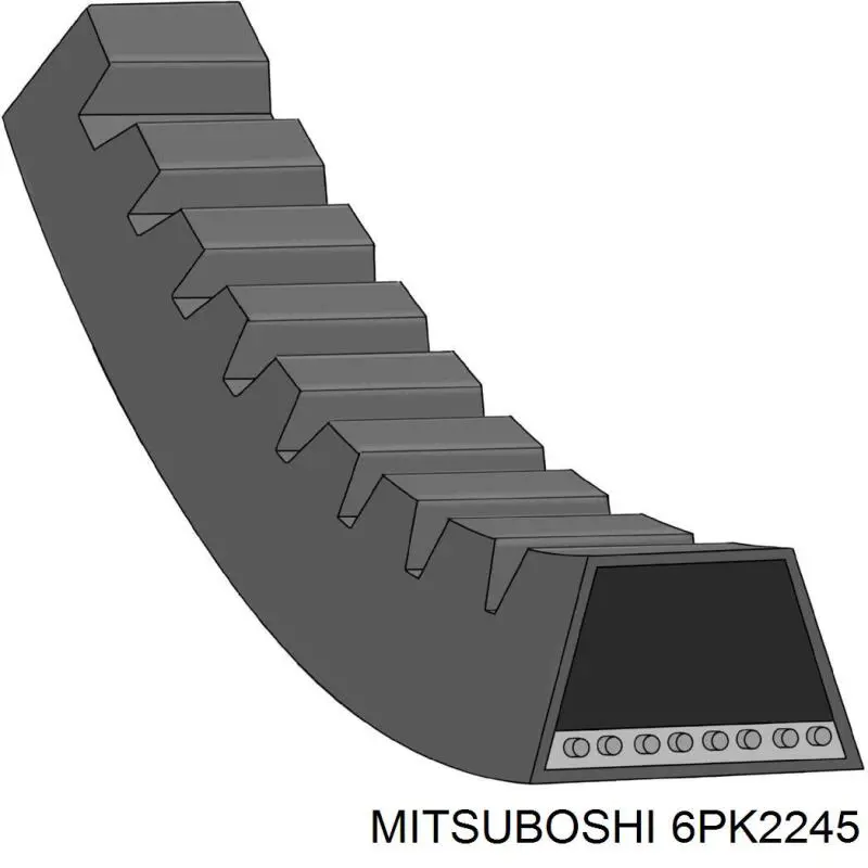 Ремень агрегатов приводной Mitsuboshi 6PK2245