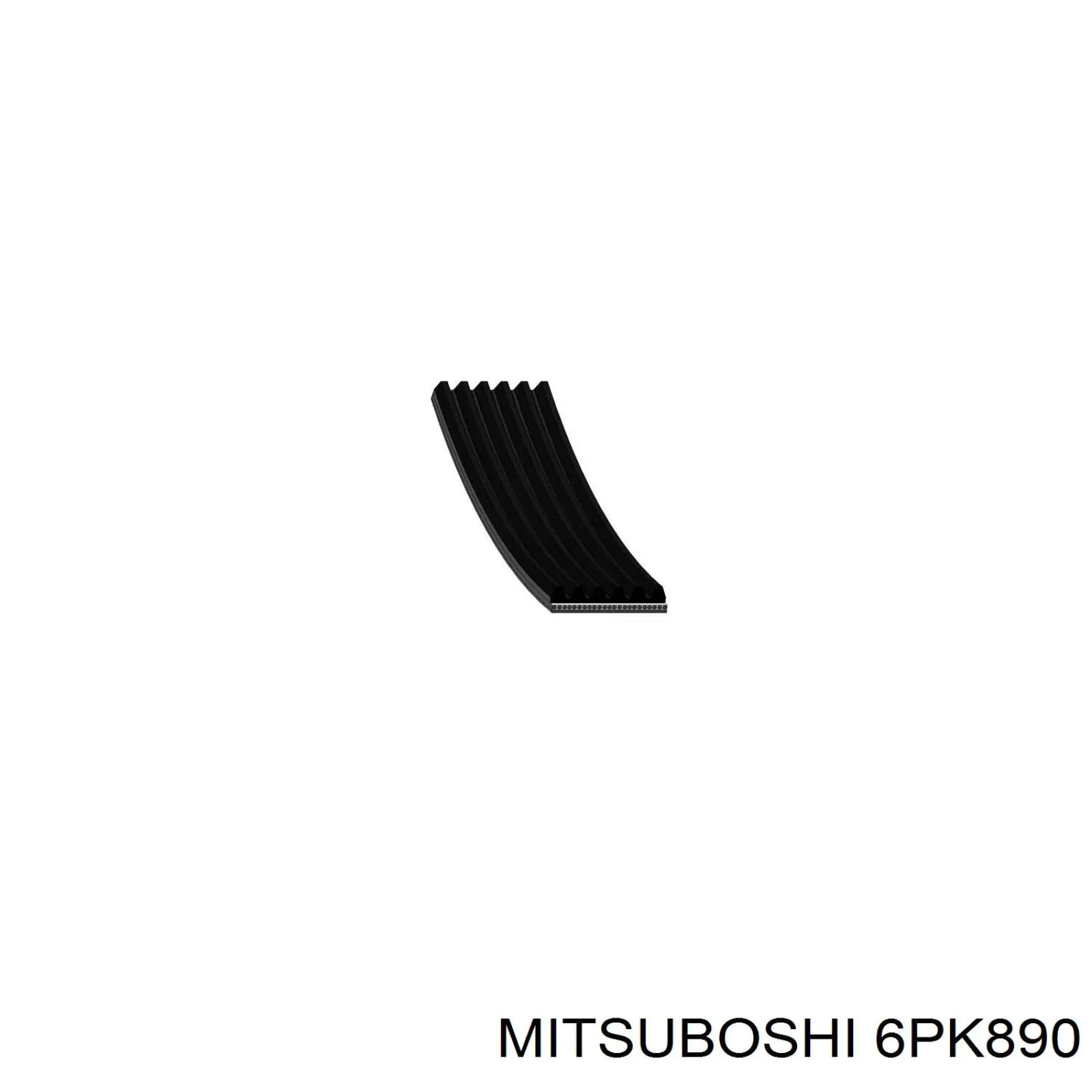 6PK890 Mitsuboshi ремень генератора