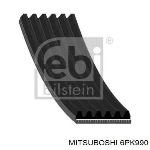 Correa trapezoidal 6PK990 Mitsuboshi