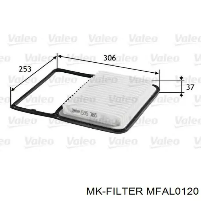 MFAL0120 MK Filter воздушный фильтр