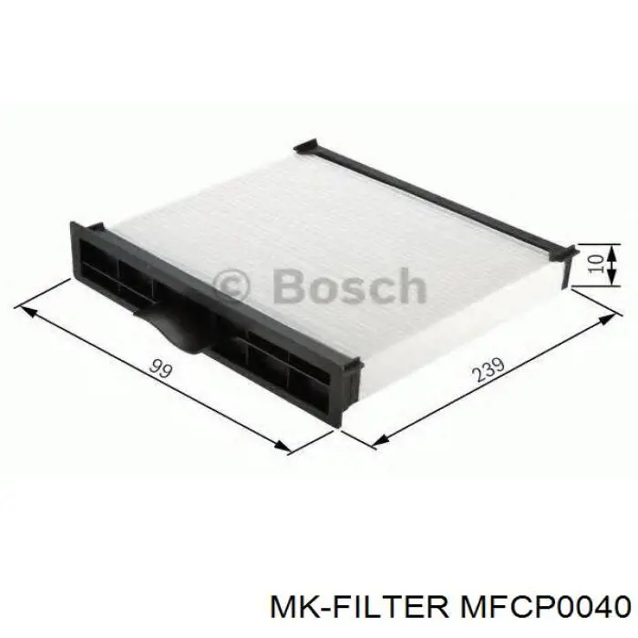 MFCP0040 MK Filter Внутрисалонный фильтр