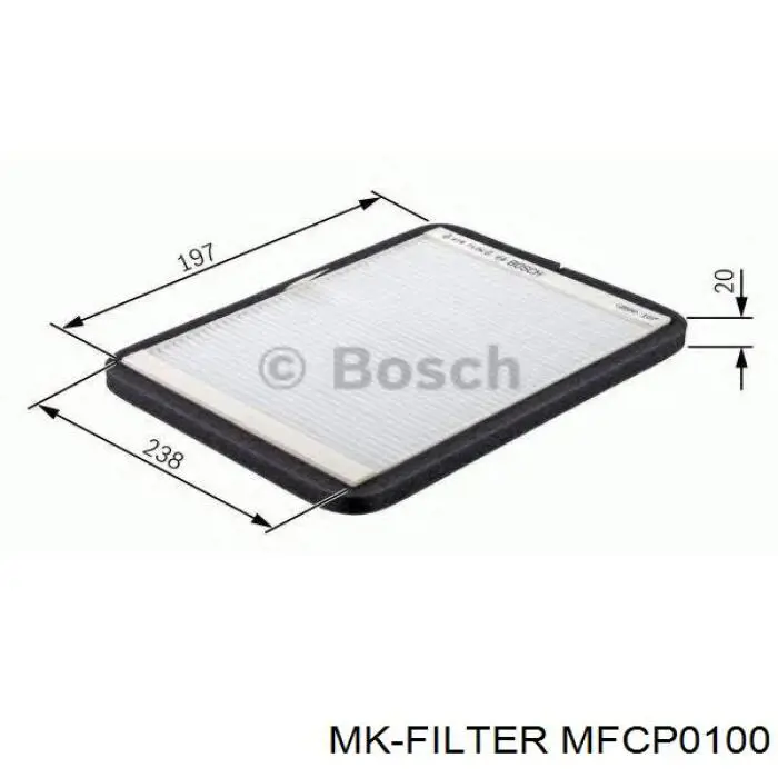 MFCP0100 MK Filter Внутрисалонный фильтр