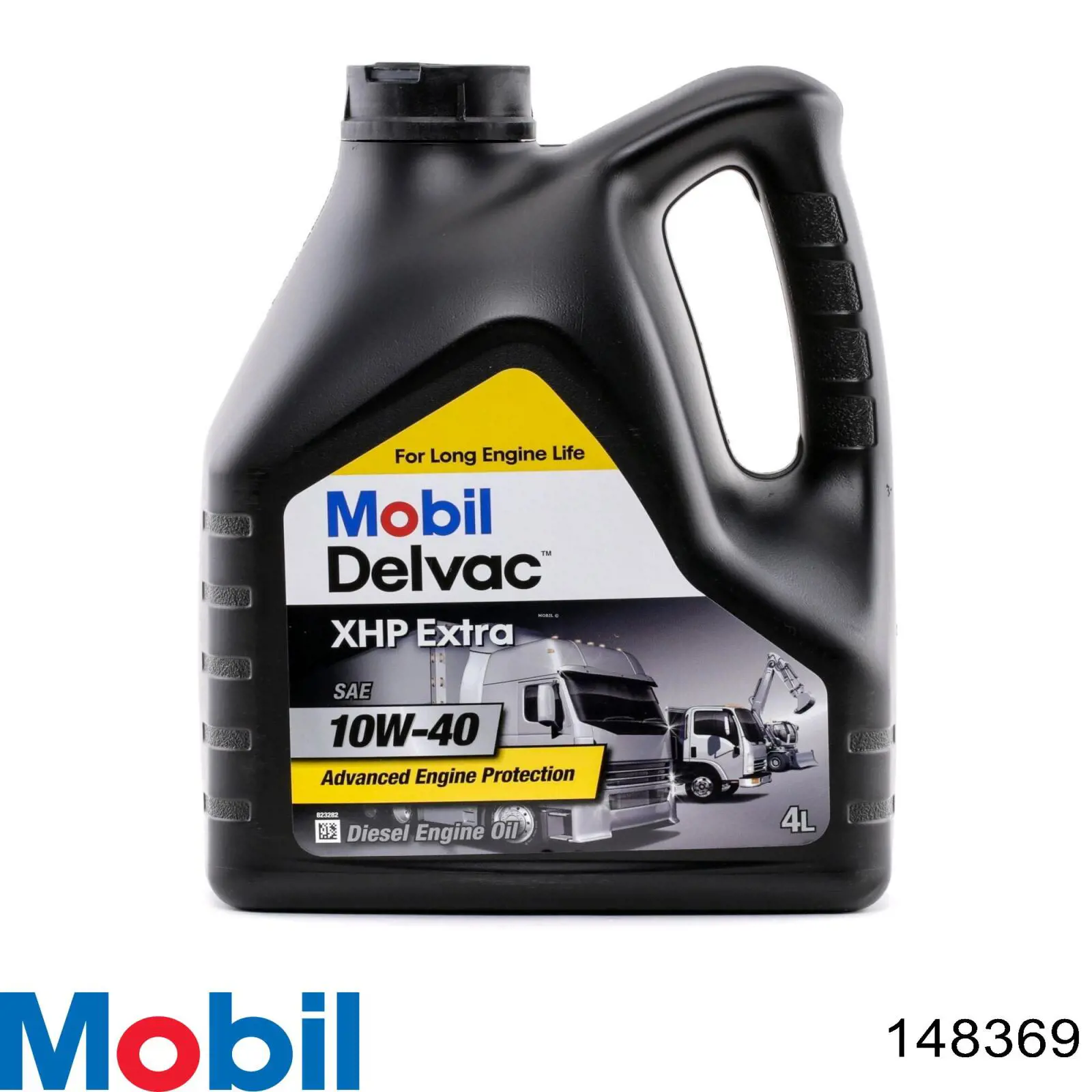 Моторное масло Mobil Delvac XHP Extra 10W-40 Синтетическое 4л (148369)