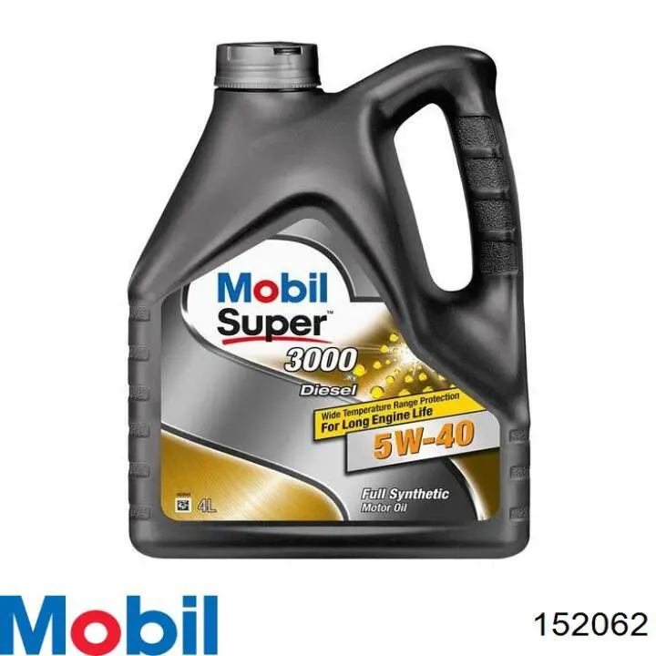Моторное масло Mobil Super 3000 X1 Diesel 5W-40 Синтетическое 4л (152062)