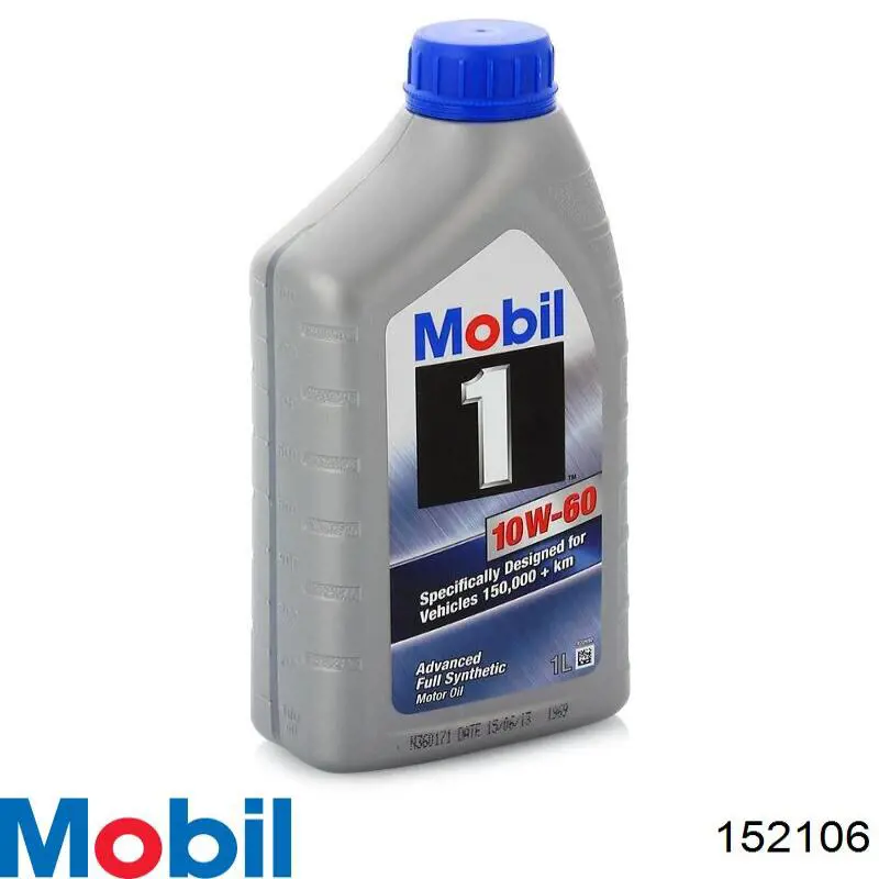 Моторное масло Mobil Mobil 1 10W-60 Синтетическое 1л (152106)