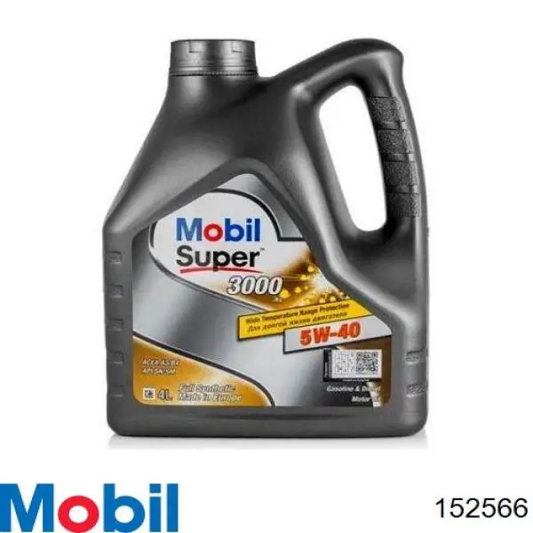 Моторное масло Mobil Super 3000 X1 5W-40 Синтетическое 4л (152566)