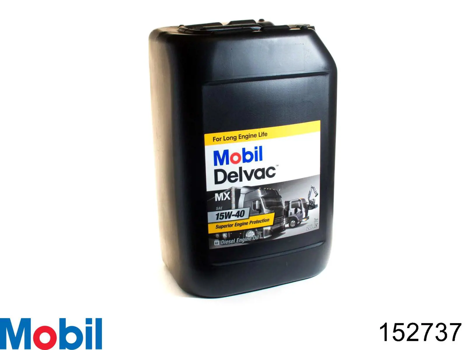 Моторное масло Mobil DELVAC MX 15W-40 Минеральное 20л (152737)