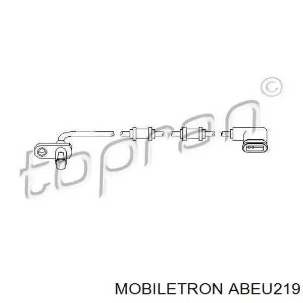Датчик АБС задний ABEU219 Mobiletron