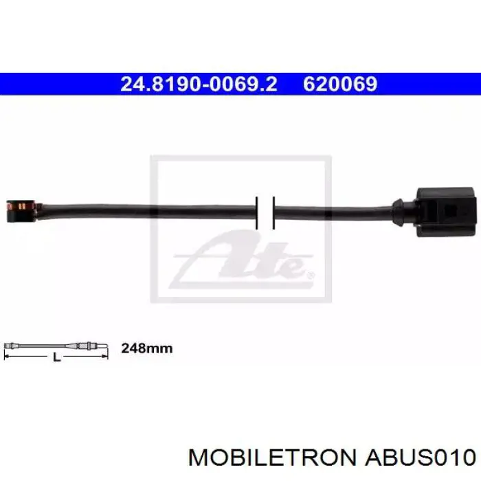 Купить 4821948 Ford Датчик ABS передний левый