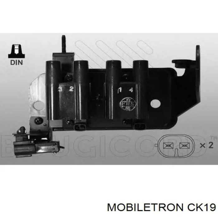 Катушка зажигания CK19 Mobiletron