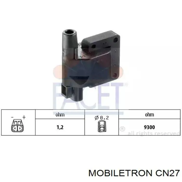 Купить CN27 Mobiletron Катушка зажигания