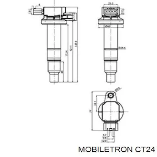 Катушка зажигания CT24 Mobiletron