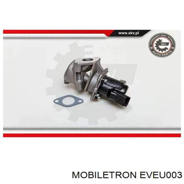 Купить EVEU003 Mobiletron Клапан EGR системы рециркуляции отработавших газов