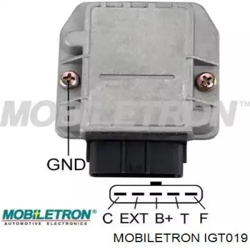 Модуль зажигания (коммутатор) Mobiletron IGT019