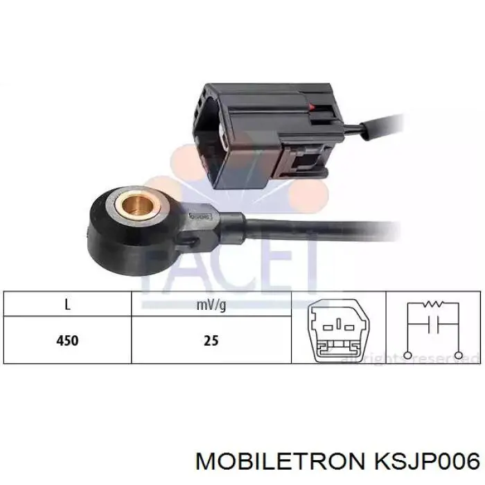 Датчик детонации Mobiletron KSJP006