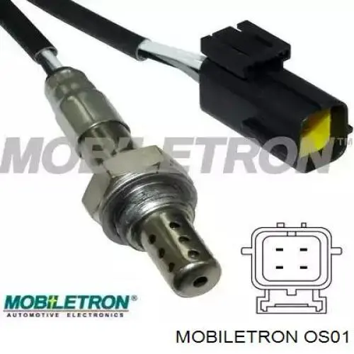 Sonda Lambda Sensor De Oxigeno Para Catalizador OS01 Mobiletron