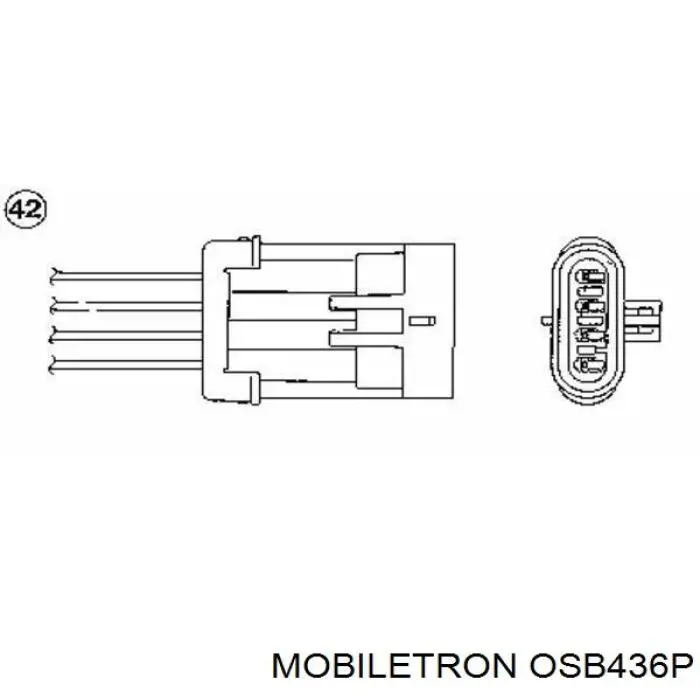 Лямбда-датчик Mobiletron OSB436P