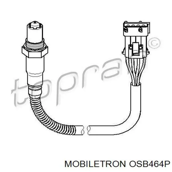 Лямбдазонд, датчик кислорода после катализатора Mobiletron OSB464P цена, от 41.77 USD