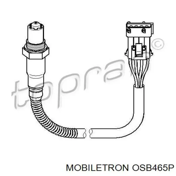 Лямбдазонд, датчик кислорода после катализатора Mobiletron OSB465P цена, от 46.81 USD