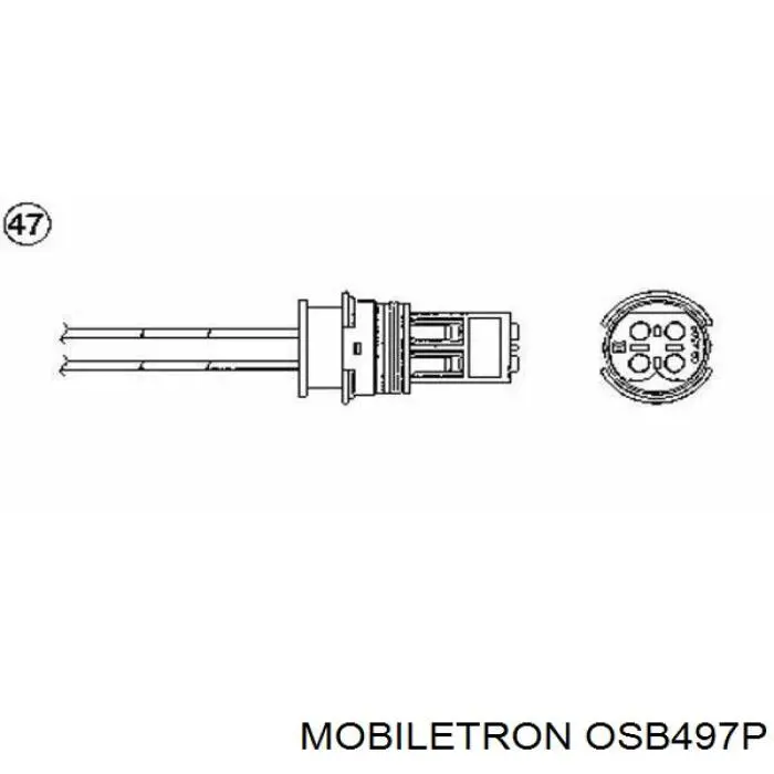 Лямбда-датчик Mobiletron OSB497P
