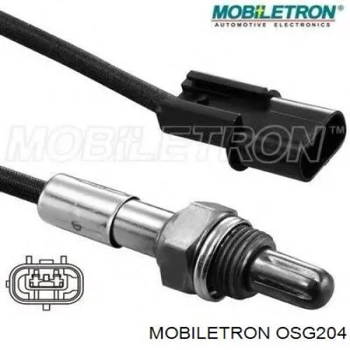 Лямбда датчик кислорода Mobiletron OSG204 цена, от 26.73 USD