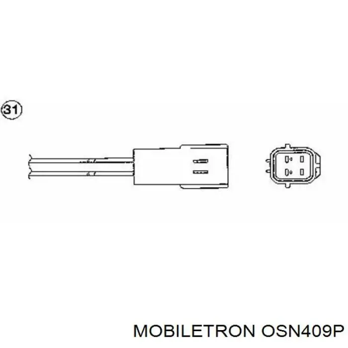 Датчик кислорода до катализатора OSN409P Mobiletron