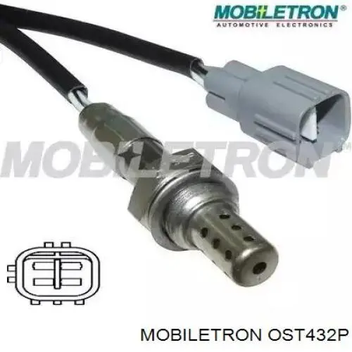 OST432P Mobiletron лямбда-зонд, датчик кислорода до катализатора