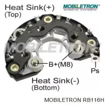 Міст доданий генератора RB116H Mobiletron