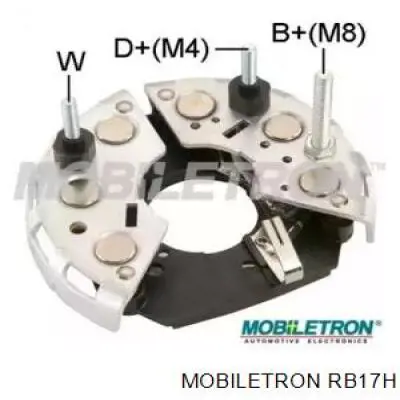 RB17H Mobiletron eixo de diodos do gerador