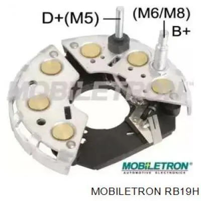 RB19H Mobiletron eixo de diodos do gerador