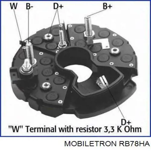 Міст доданий генератора RB78HA Mobiletron