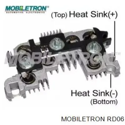 Мост диодный генератора RD06 Mobiletron