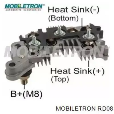 Мост диодный генератора RD08 Mobiletron