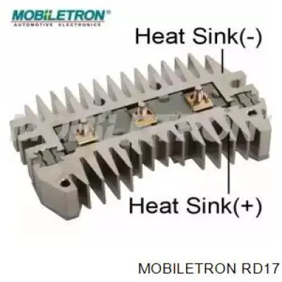 RD17 Mobiletron eixo de diodos do gerador