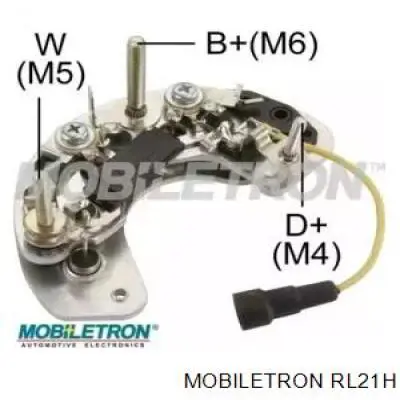 RL21H Mobiletron eixo de diodos do gerador