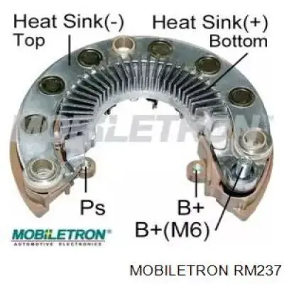 Eixo de diodos do gerador para Mazda 3 (BM, BN)