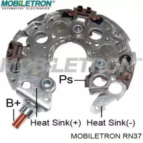 RN37 Mobiletron eixo de diodos do gerador