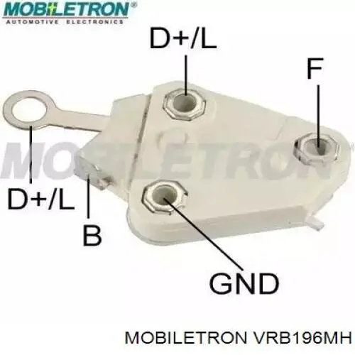 Реле-регулятор генератора, (реле зарядки) VRB196MH Mobiletron