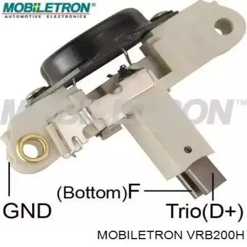 VRB200H Mobiletron реле-регулятор генератора (реле зарядки)