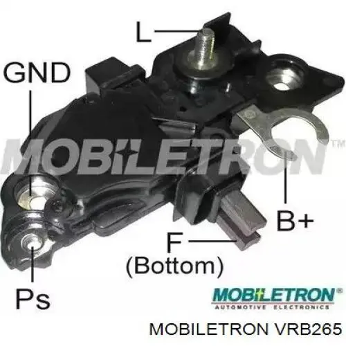 VRB265 Mobiletron relê-regulador do gerador (relê de carregamento)