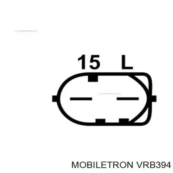 VRB394 Mobiletron реле-регулятор генератора (реле зарядки)