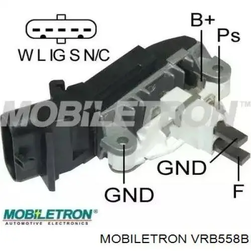 VRB558B Mobiletron реле-регулятор генератора (реле зарядки)