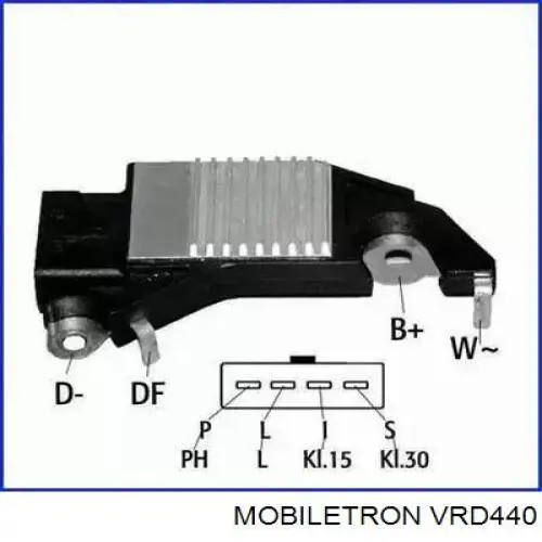 VRD440 Mobiletron реле-регулятор генератора (реле зарядки)