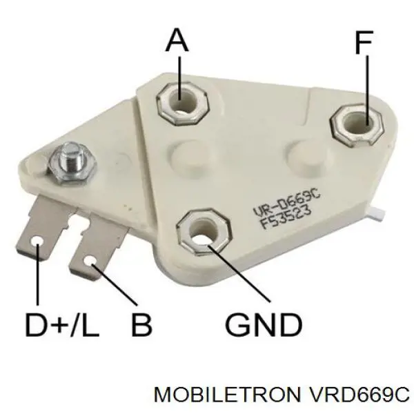 Реле генератора VRD669C Mobiletron