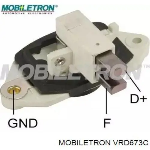 VRD673C Mobiletron реле-регулятор генератора (реле зарядки)