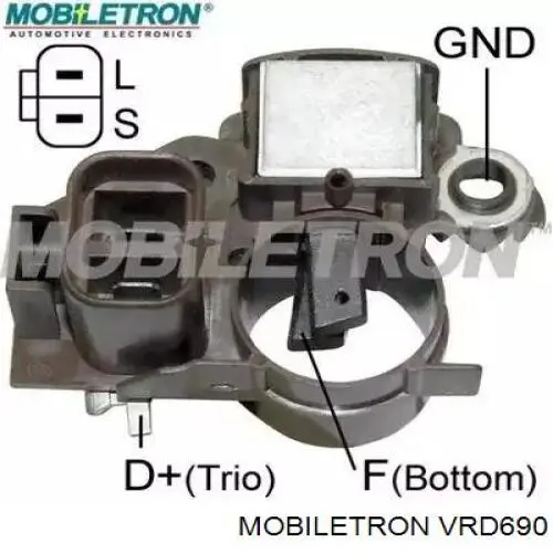 Реле зарядки генератора Mobiletron VRD690 цена, от 5.42 USD