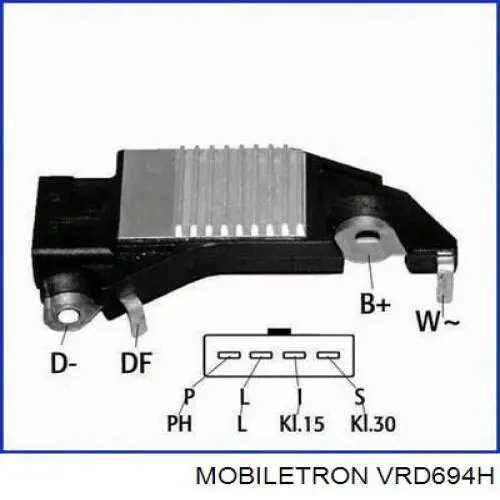 VRD694H Mobiletron реле-регулятор генератора (реле зарядки)