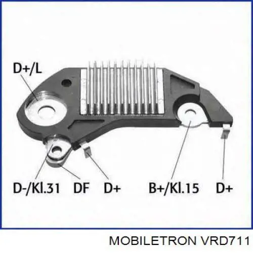 VRD711 Mobiletron реле-регулятор генератора (реле зарядки)